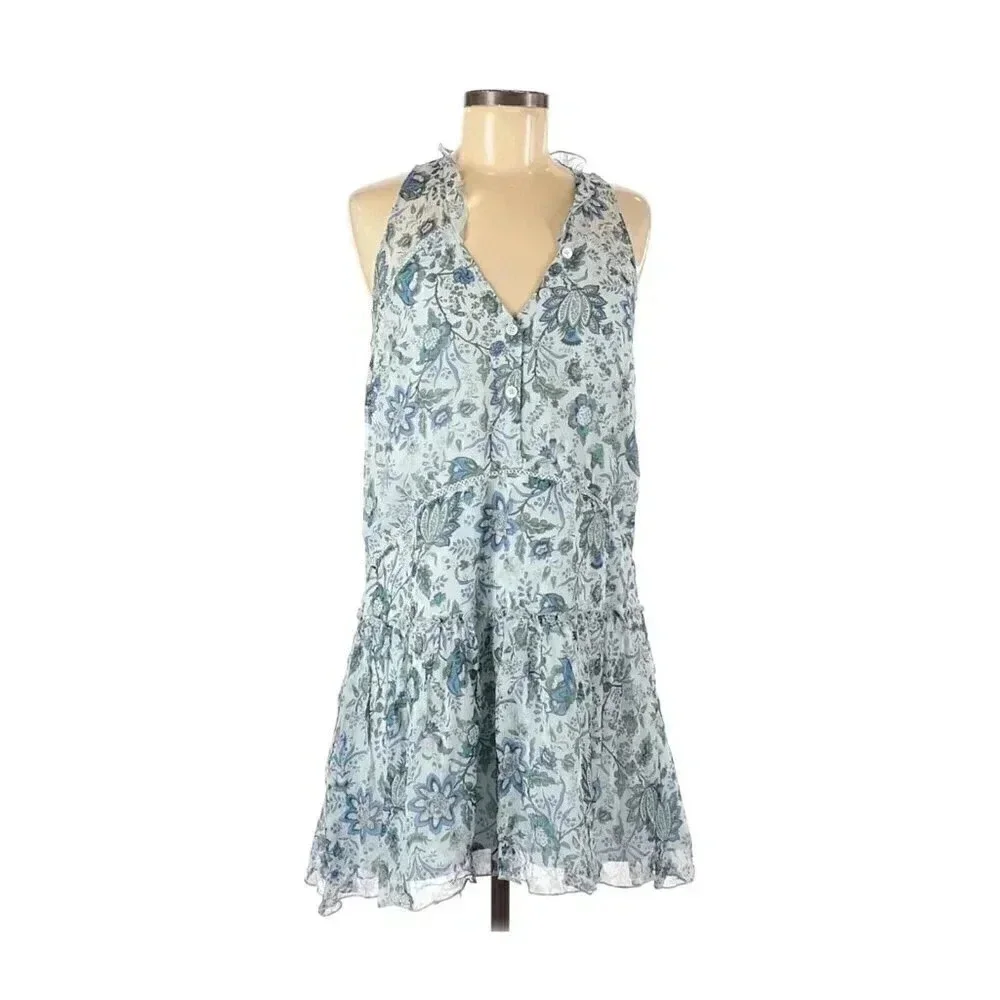 Rachel Zoe Sleeveless Sierra High/Low Silk Dress